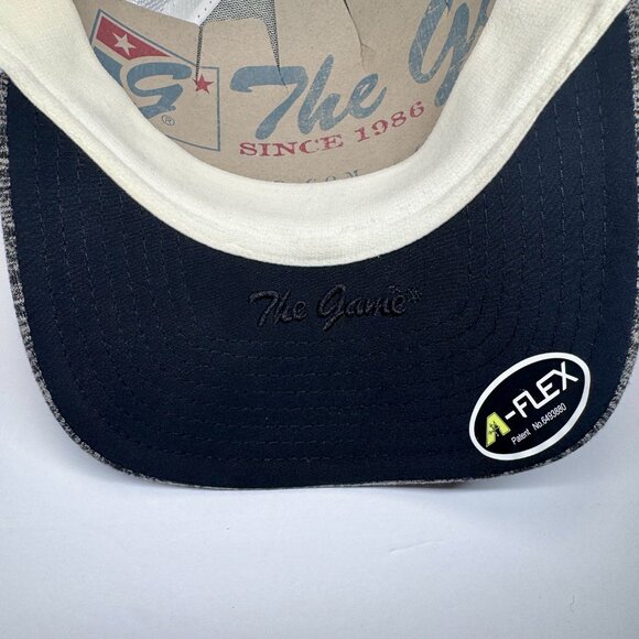 NWT Patriots Hat Fitted Size L/XL White Mesh by The Game, New England Cap - Picture 2 of 11